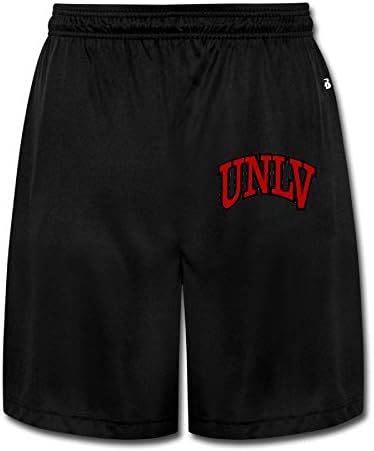 Мъжки къси панталони с логото на Университета на Бунтовниците UNLV LAOdaa с логото на Университета Спортни Панталони