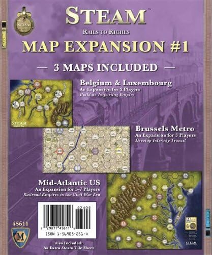 Mayfair Games MF5611 Разширяване на карти Steam #1