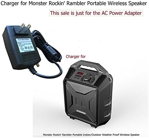 Зарядно устройство, Съвместимо с Преносим безжичен колона Monster Rockin' Rambler