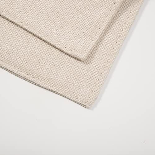 Тъканни кърпички SLKQG Комплект от 6 салфетки от плащаницата е двойно по-дебел, лесно се пере в лененото стил
