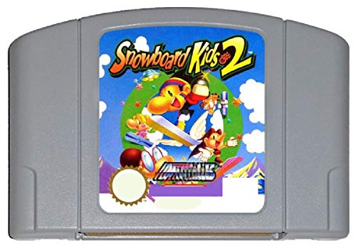Игри касета BrotheWiz Nintendo N64 Games - Snowboard Kid 2 на английски Език за 64-битова конзола за игри с