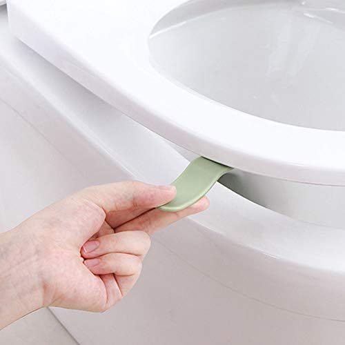4 Бр Лифт за седалката на тоалетната чиния Пластмасова дръжка за повдигане на капаци на седалката на тоалетната