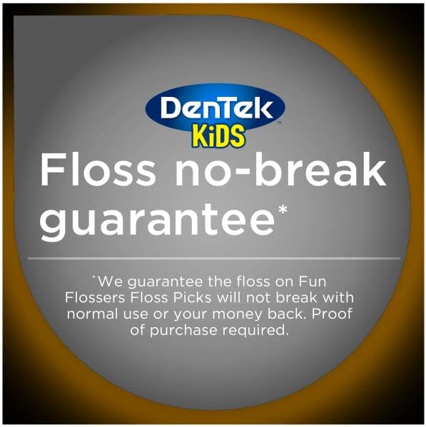 DenTek, конец за Зъби за деца, премахва остатъци от храна и плака, 40 броя (опаковка от 4 броя)
