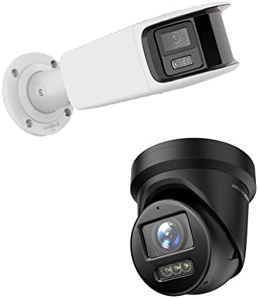 DS-2CD2387G2-LSU/SL Black HIK 8-Мегапикселова IP камера 4K Цветна камера VU PoE с стробоскопом и звуков предупредителен