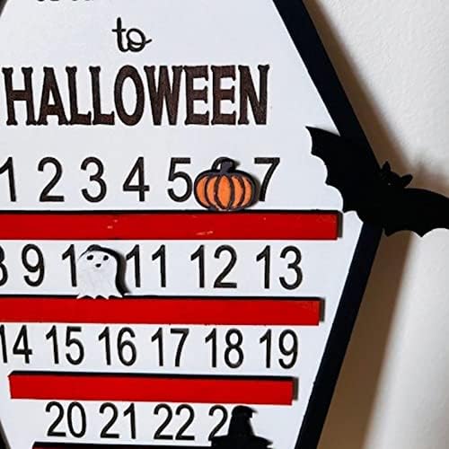 Календар за обратно броене на Хелоуин във формата на ковчег, Календар за обратно броене във формата на къщи,