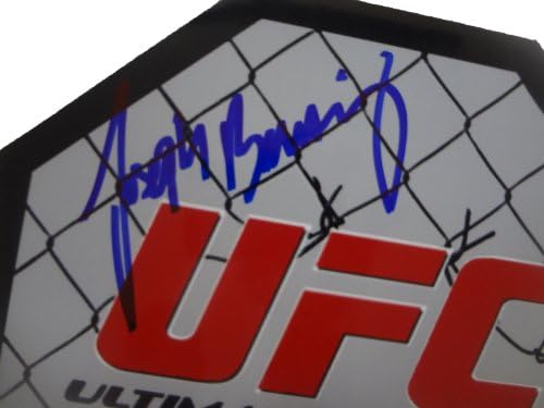 Джоузеф Бенавидес подписа с UFC 8х8 UFC Octagon с автограф W / PROOF, Фотография Джо, Подписывающего договор