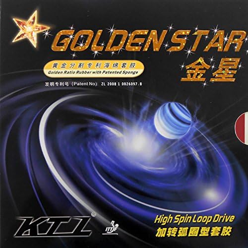 KTL GOLDEN STAR Линия на Високо въртене Води Пипса Движение в Резиновом лист за Тенис на маса