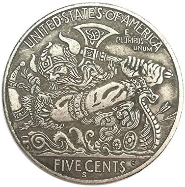 Щампована Креативна американска Монета 骷髅 Обикновена Монета Micro CollectionCoin Колекция Възпоменателни монети