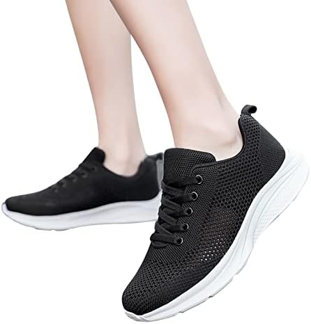 Leewos/ mesh обувки, дамски елегантни модни маратонки, лека защитни обувки с мека възглавница, дишащи спортни