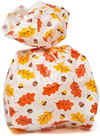 Подарък Бутик 100 Найлонова торбичка за Деня на Благодарността, Найлонови Торбички, за Предложения от Есента