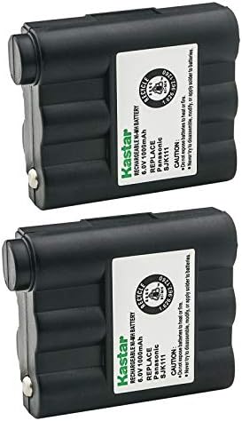Kastar Двукомпонентен батерия за двупосочна Ni-MH 6V 1000mAh, замяна за Midland GXT-710, GXT-720, GXT-735, GXT-740,