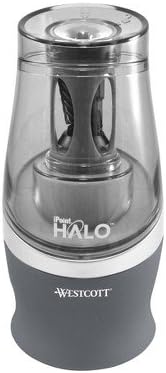 Острилка за моливи IPoint Halo, захранван С батерии Сив цвят - Westcott Gray
