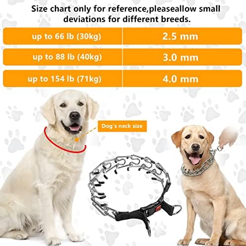 Нашийник за кучета без напрежение, Регулируем нашийник за кучета малки Средни и големи размери (S (шия: 14 -16