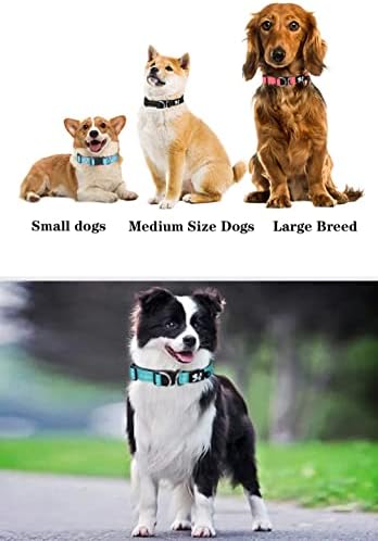 Pimaodog Мек Нашийник за Кучета, Отразяващи Яки за Малки, Средни и Големи Кучета, Удобни Меки Неопренови Регулируеми