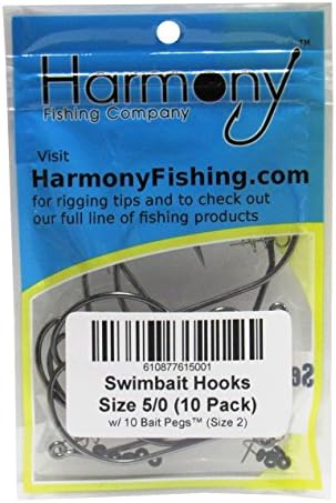 Кука за един непостоянен човек Harmony Fishing Company серия Razor (10 опаковки с 10 колчета за стръв)