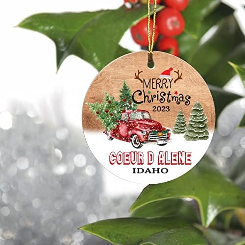 Украса за Коледната елха 2023 - Украса Кьор д 'Ален, щата Айдахо, Родния град На Поръчка, Град-държава - Идеи