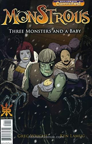 Чудовищна: Три чудовище и детето Празничен номер #2018 VF; Комикс Source Point