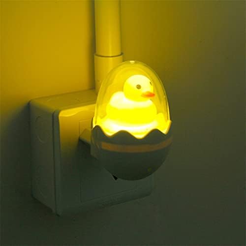 UXZDX Сладка Жълта Патица лека нощ Сензорно Управление Затемняемая Лампа на Дистанционното Управление за Дома,