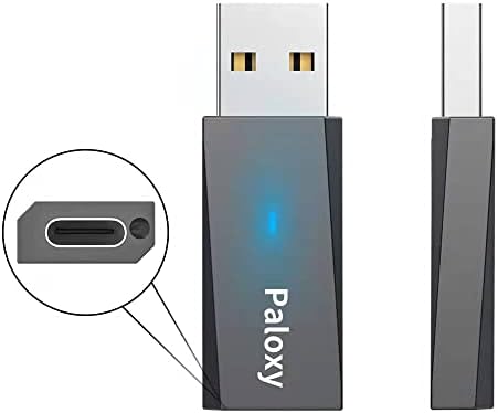 Адаптер Paloxy [10 Gbit/s] C USB за свързване към USB конектора, 3,1 USB A за свързване към USB C, еднопосочна