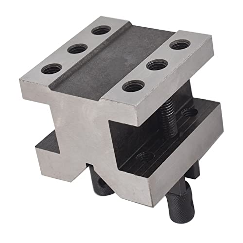 Timunr 2-3/8 x 2-3/8 x 2 Точност V-образен блок с набор от щипки от Закалена на 90 градуса стомана, Многофункционален