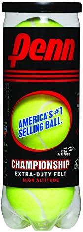Тенис топки Penn Първенство High Altitude Tennis Balls - Заредете Пухкава Топки за Тенис Под налягане