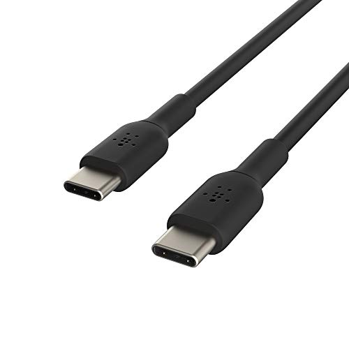Гъвкав силиконов кабел Belkin BoostCharge от USB Type A към Светкавица - черно и USB кабел-C към USB-C (кабел,