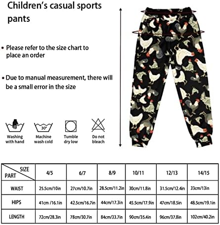 Showudesigns Спортни Панталони за момичета 4-15 години, Леки Панталони с джобове