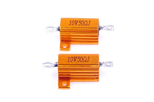 LM YN 10 W 50 Ω 5% Резистор с метална намотка Електронен Резистор в алуминиев корпус Златен цвят (опаковка от