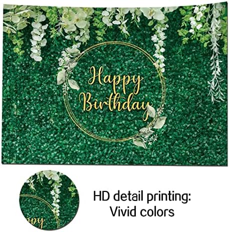 Природата е Зелен Лист 3D Цветни Снимки Декори честит Рожден Ден Украса За Парти Снимка Фон Студио Подпори Торта Маса Портретна Фотобудка 7x5ft