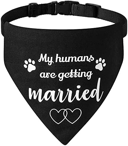 Подарък за участието, Нашийник-Кърпа за кучета Моите хора се женят, Подпори За сватбената Фотосесия, Шал за