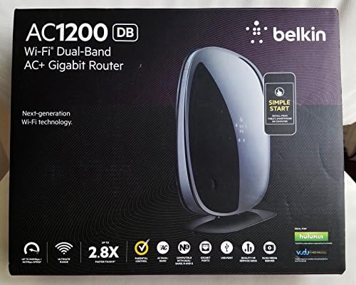 Belkin - двойна лента AC+ Gigabit router (F9K1113-BBY) Черни - Употребявани