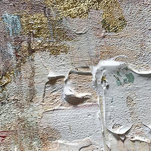 Дебел Дебел Нож Кафяв Абстрактен Платно Ръчно рисувани Пейзаж Маслени картини безрамный Платно Изкуство Стенен