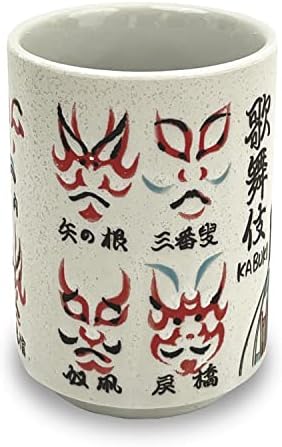 MINO ФАЯНС ЯПОНИЯ -Японски съдове за готвене Unomi - 9 течни унции, Чаша за чай, Чаша, Суши, Направено в Япония