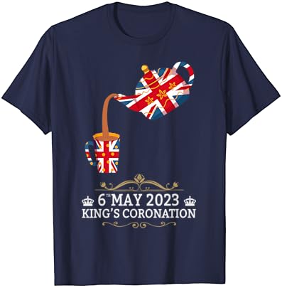Детска тениска Kings Coronation 2023 Юниън Джак и Коронационный maker