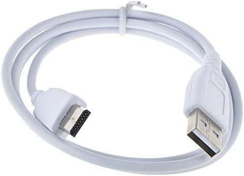 J-ZMQER Бяло Зарядно Устройство за синхронизация на данни с USB Кабел, Съвместим с таблетен Nabi Fuhu XD JR