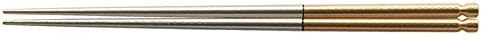 Кръгли пръчки Fukui Занаятите 3-1376-5 златен/сребърен цвят, 8,9 инча (22,5 см) с резба по канавке (произведено