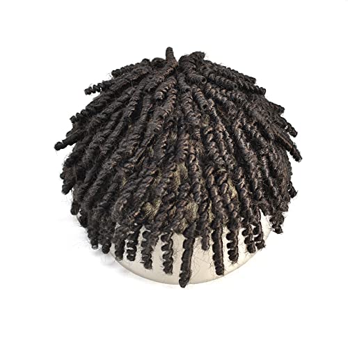 Healthlif Афро Възли Опашка Перука за черни мъже афроамериканский перука от човешка Коса Бразилски Опашка От