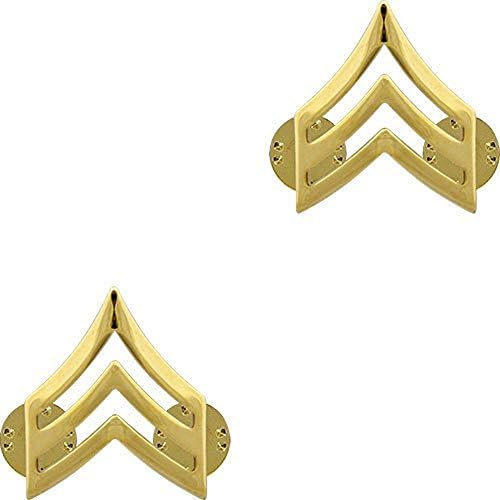 Армейски шеврон: Сержант - златно 22-каратный