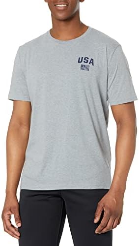 Мъжка тениска с графичен модел на Свобода на Under Armour с къс ръкав