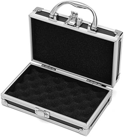 llibnn 180x112 x 57 мм/7,1 х 4,4 х 2,3Ръчна Кутия за инструменти От Алуминиева Сплав Преносим Малък Калъф За Съхранение