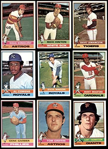 1976 Стартов комплект картички Topps 100/Лот (Бейзболен комплект) EX/MT+