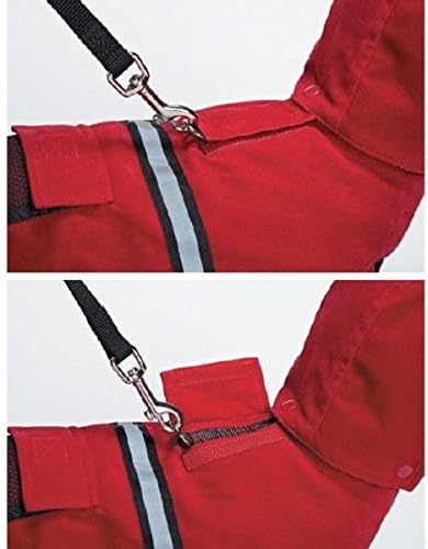 Светоотражающая яке за кучета CC с качулка - Червени Функционални Защитни Спортни Якета Изберете Размер (XSmall)
