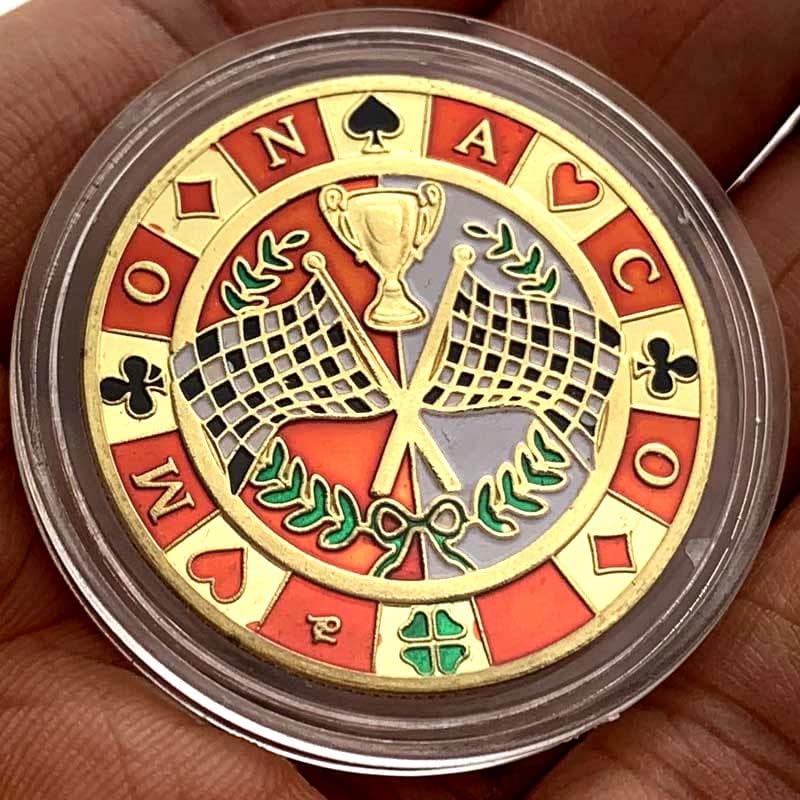 На световното първенство в Монако Златна Възпоменателна Монета са подбрани Монета 30 мм Златна Монета Феята на зъбките Монета, Монета, Медал