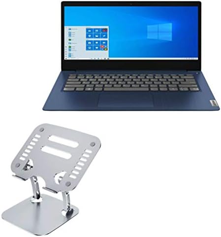Поставяне и монтиране на BoxWave за Lenovo IdeaPad 3 (Поставяне и монтиране на BoxWave) - Представител поставка за лаптоп VersaView, Ергономична Регулируема Метална поставка за лаптоп
