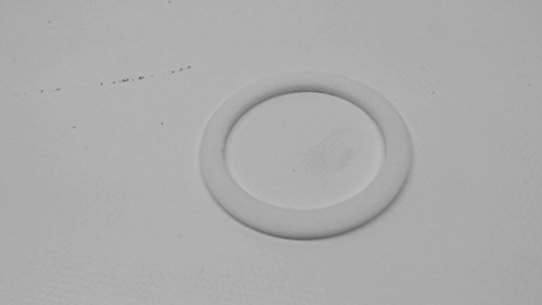 Skindicht 53801080 Бяло О пръстен от PTFE с Метрическим Вътрешен диаметър 40,2 мм 53801080 - Опаковка от 9 -
