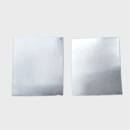 1 бр. Научно-изследователска лист плоча от сребърно фолио с висока чистота Ag 99,99% (1x100x100 мм)
