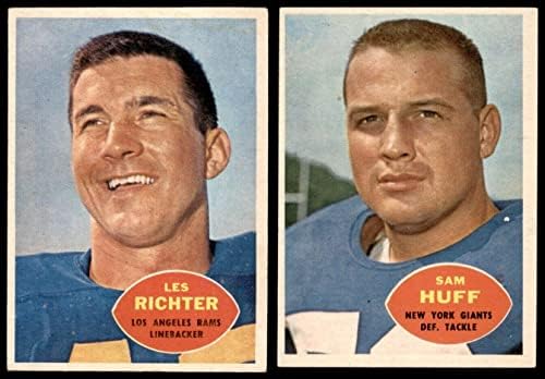 1960 Topps Football Стартов пакет от 25 Карти/Лот, Без Дублиращи Карти 5 БИВШИ футболни картички, без подпис