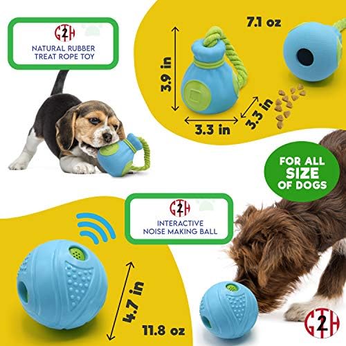 Раздаване на Лакомства За кучета с Дъвченето Играчка - Трайни Интерактивни Топката С Писклявым Хихиканьем - Малки Средни Големи Кучета
