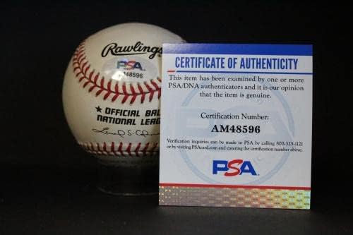 Клиф Флойд Подписа Бейзболен Автограф Auto PSA/DNA AM48596 - Бейзболни топки С Автографи