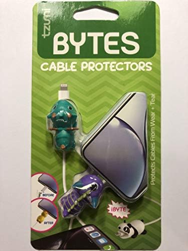 Защитни капаци Tzumi Bytes за USB кабел за iPhone /iPad, Анимация за Зарядно кабел с Чудесни Любимци, Аксесоар